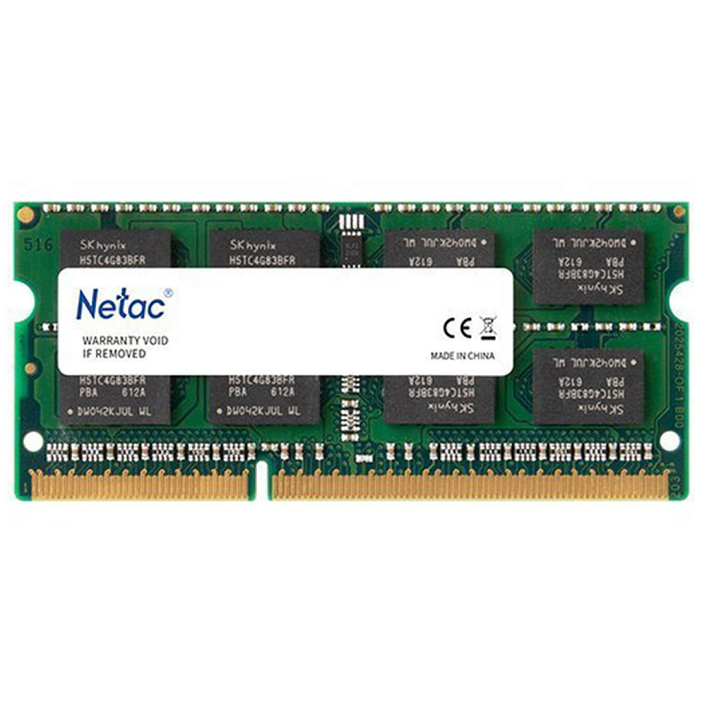 ОЗУ Netac 4 GB SO-DIMM DDR3L 1600 MHz (NTBSD3N16SP-04)