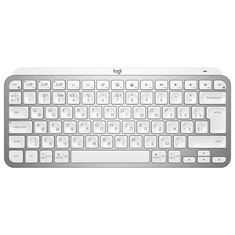 Клавіатура Logitech MX Keys Mini Wireless Illuminated UA Pale Gray (920-010499)