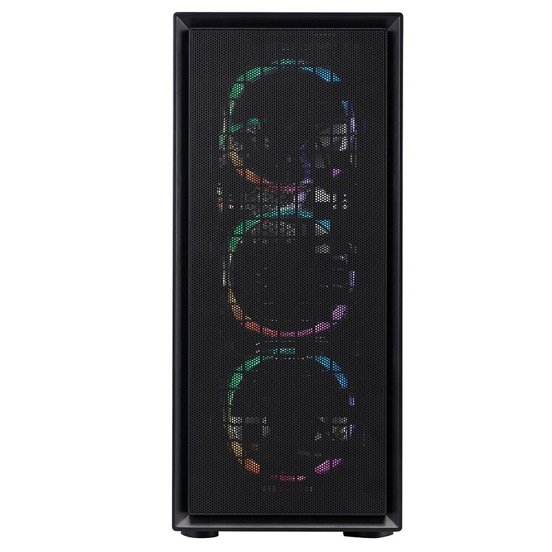 Корпус 1stPlayer Go6-BK-4FS7 Black без БП