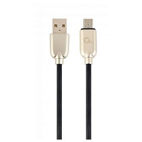 Кабель Cablexpert (CC-USB2R-AMmBM-1M) USB 2.0 A - microUSB, премиум, 1м, черный