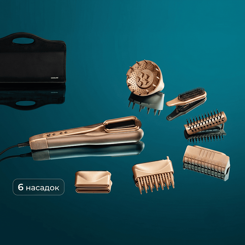Фен-выпрямитель CECOTEC AirLisse 6in1 iTwerk Champagne