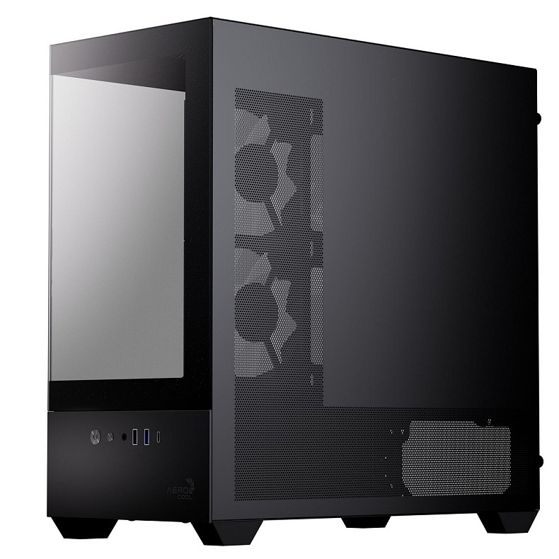 Корпус AeroCool P300D Digi-G-BK-v1 Black (ACCS-PN05033.11)