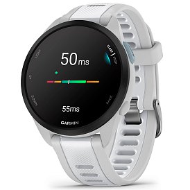 Спортивний годинник GARMIN Forerunner 165 Music Mist Gray/Whitestone