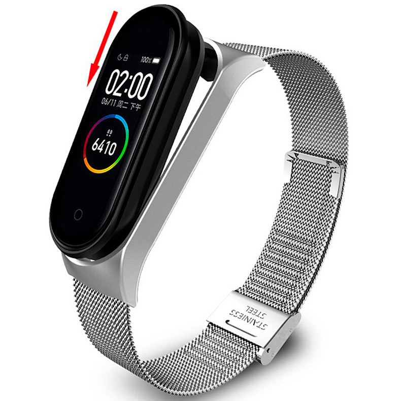 Ремешок BeCover Metal для Xiaomi Mi Smart Band 8 Silver (709358)