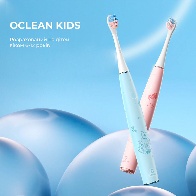 Електрична зубна щітка дитяча Oclean Kids Blue - синя