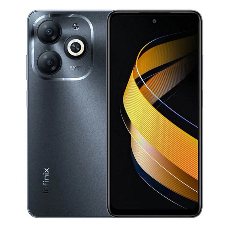 Смартфон INFINIX SMART 8 4/64GB (timber black)