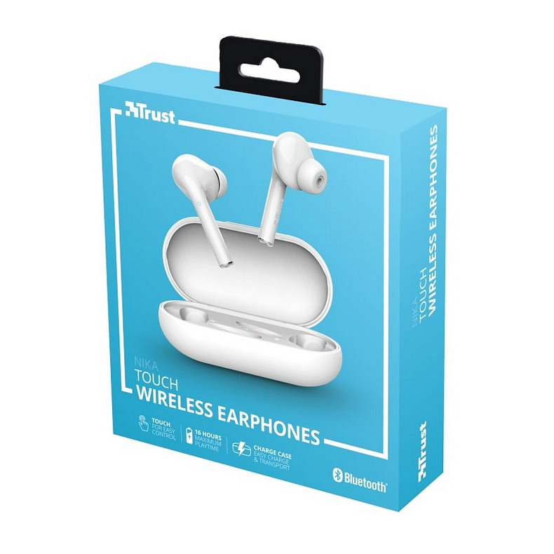 Навушники Trust Nika Touch True Wireless Mic White