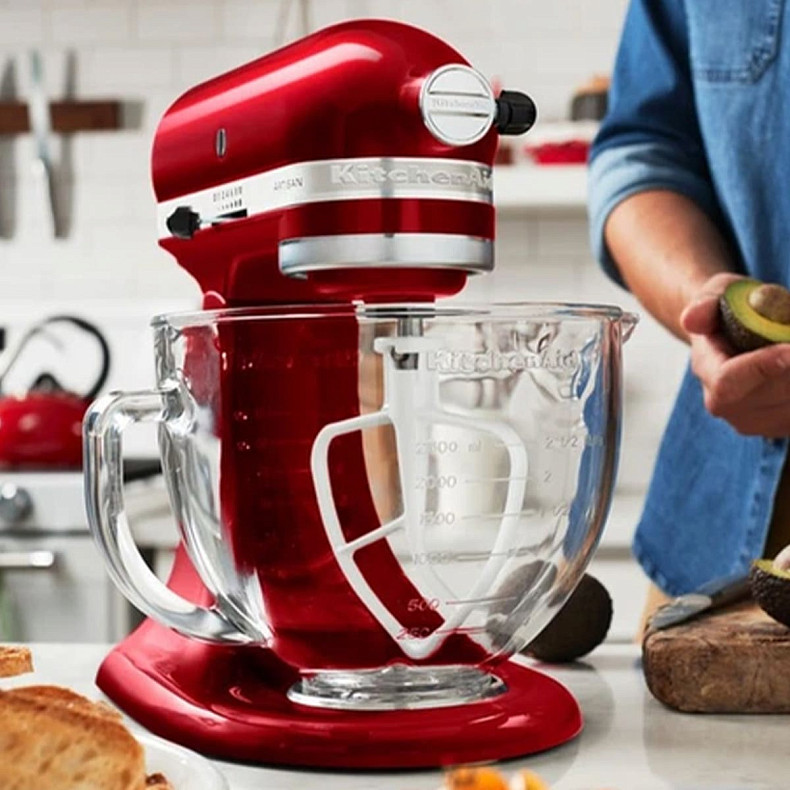 Кухонный комбайн KitchenAid Artisan 4,8 л 5KSM185PSECA с откидным блоком карамельное яблоко