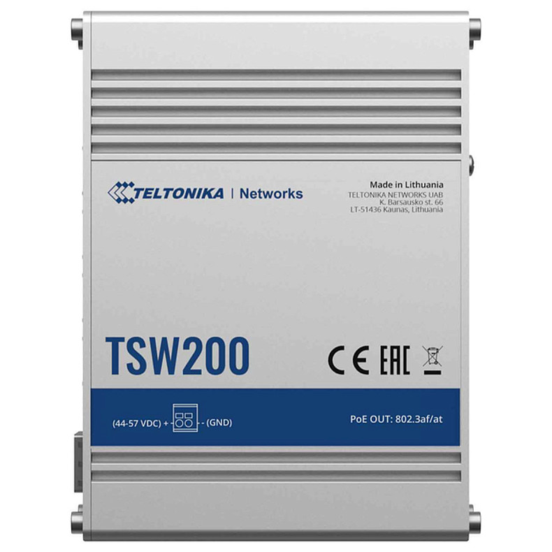 Комутатор Teltonika TSW200 8хGe, 2XSFP TSW210000000