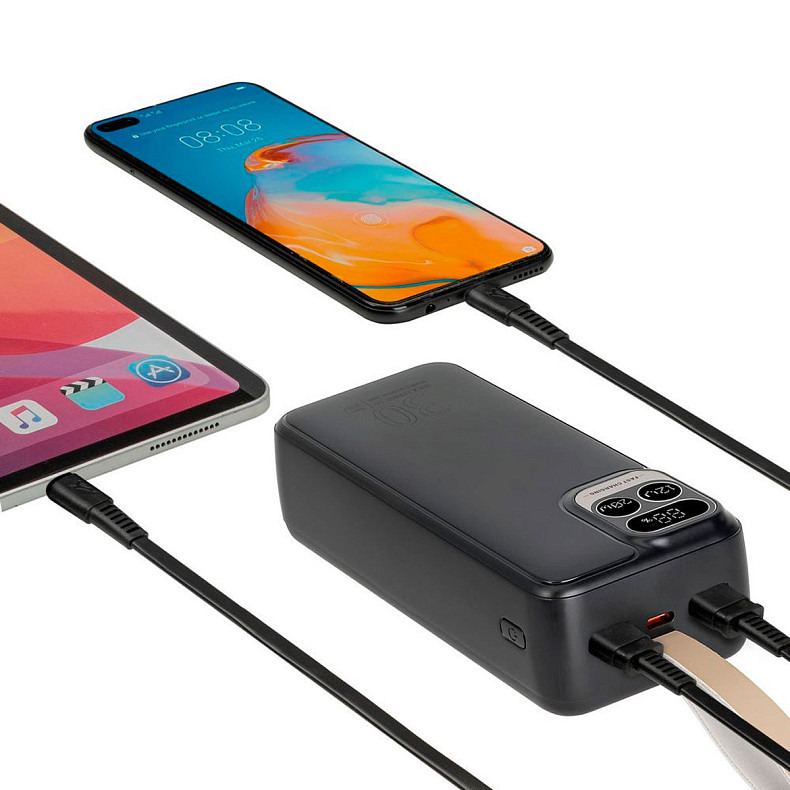 Универсальная мобильная батарея RIVACASE 30000 mA VA2585 (Black)