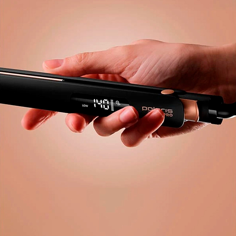 Выпрямитель для волос Polaris PHS 3111 Черный/Розовое золото