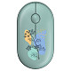 Миша 2E MF300 FLORA:DILL Silent WL BT, зелений