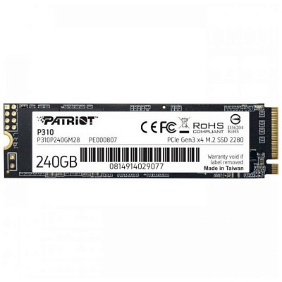 SSD диск Patriot P310 240GB (P310P240GM28)