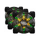 Набор Frime RGB-вентиляторов + Fun hub + ДУ Frime Iris Flicker KIT (IRISFLICKERKIT)