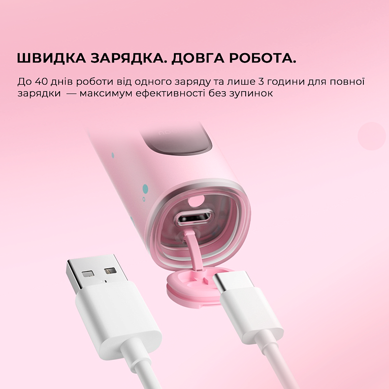 Электрическая зубная щетка Oclean X Kids Set Pink