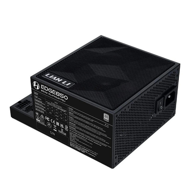 Блок питания Lian Li EDGE850 80 Plus Platinum Black EU Cord (G9P.EG0850.BE00.EU)