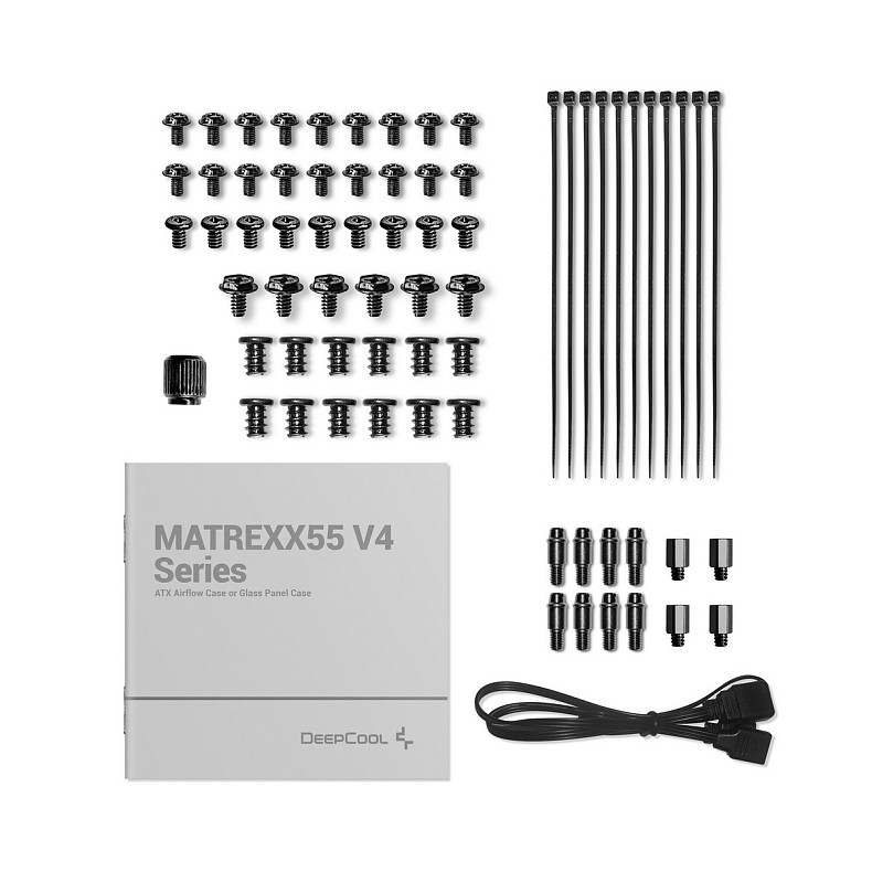 Корпус DeepCool Matrexx 55 Mesh V4 Black (R-MATREXX55-BKAGA4-G-4) без БП