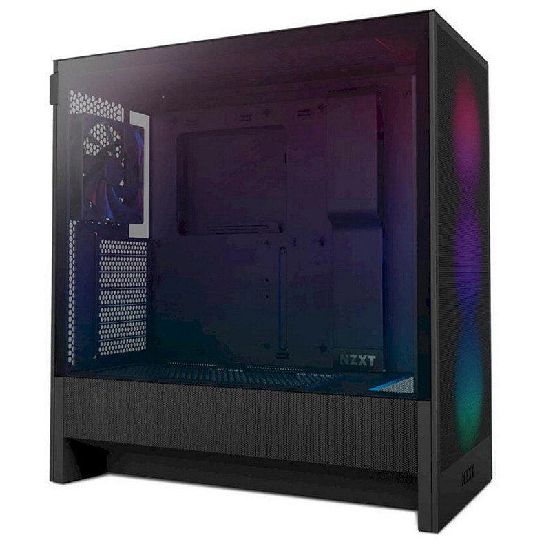 Корпус NZXT H5 Flow RGB Black (CC-H52FB-R1) без БП