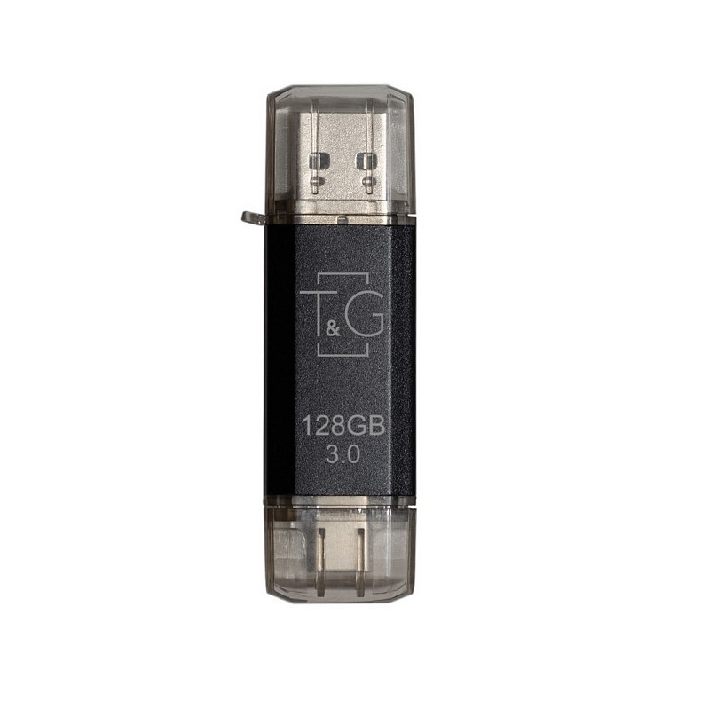 Флеш-накопичувач T&G 009 Star Series USB 3.0 128GB Type-C Black (TG009TC-128GBK3)