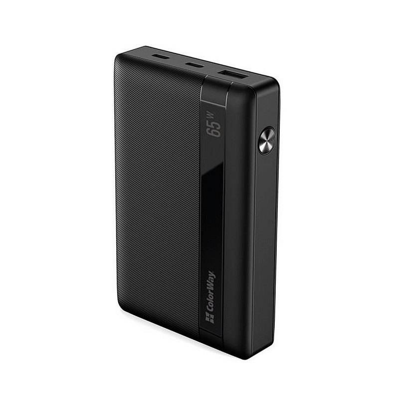 Універсальна мобільна батарея ColorWay Powerful 20000mAh Black (CW-PB200LPA3BK-PDD)