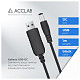 Кабель питания ACCLAB USB to DC, 5,5х2,5 мм, 5V, 1,5A, 1 м Black (1283126552823)