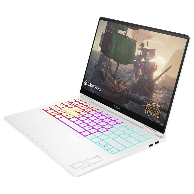 Ноутбук HP OMEN 14-fb0013ru 14" 2.8K OLED, Intel U7-155H, 16GB, F1024GB, NVD4060-8, DOS, белый