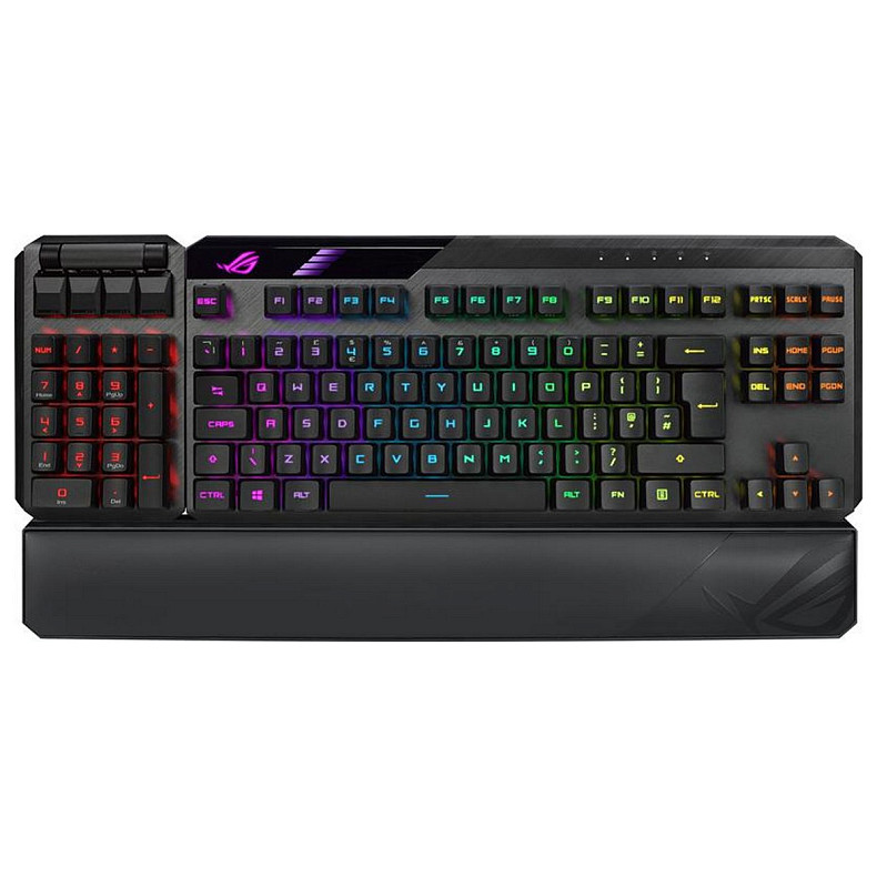 Бездротова клавіатура Asus ROG Claymore II RD RGB WL Black (90MP01W0-BKUA01)