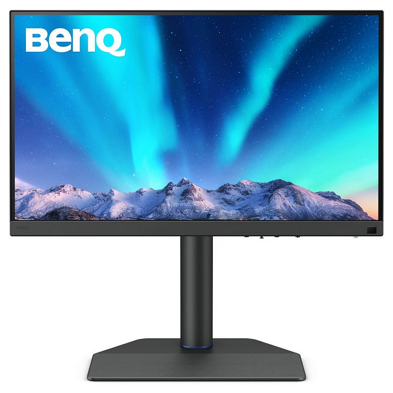 TFT 27" BenQ SW272Q, 2K IPS, 2хHDMI, DP, USB-C, HAS, USB-hub, MCR, Pivot, серый