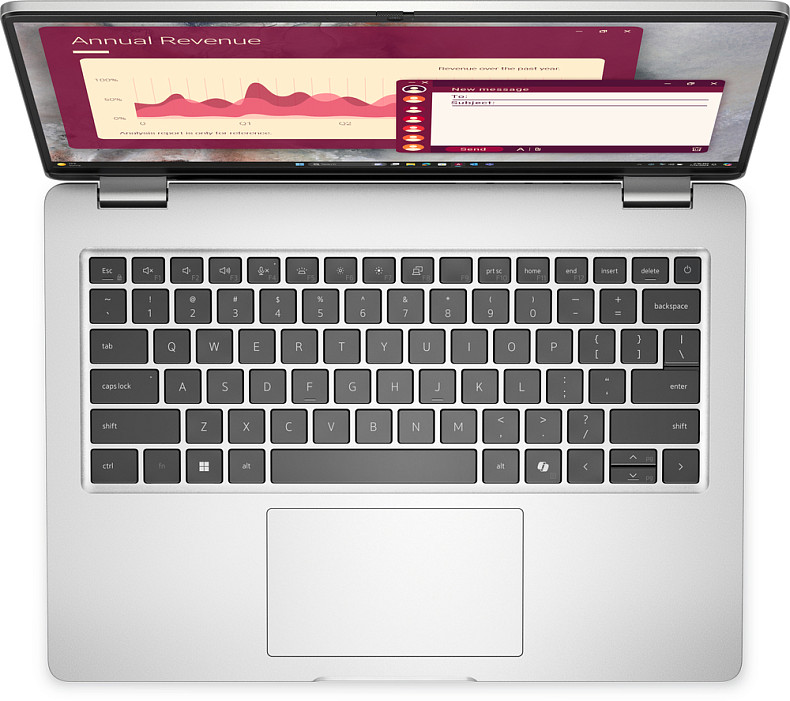 Ноутбук Dell Pro 14 Plus 14" FHD+ AG, Intel U7-268V, 32GB, F512GB, UMA, Lin, сріблястий