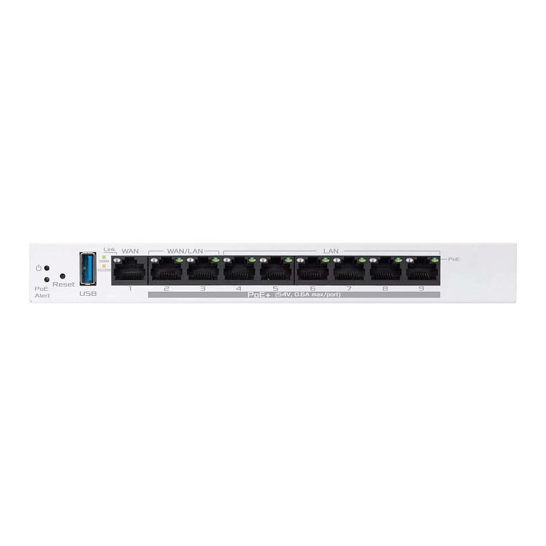 Маршрутизатор ASUS ExpertWiFi EBG19P 8xGE LAN (8xPoE), 1xGE WAN, 1xUSB 3.2, 123W, BT