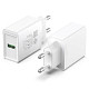 Зарядний пристрій Vention 1xUSB 18W (USB-A) QC3.0 white