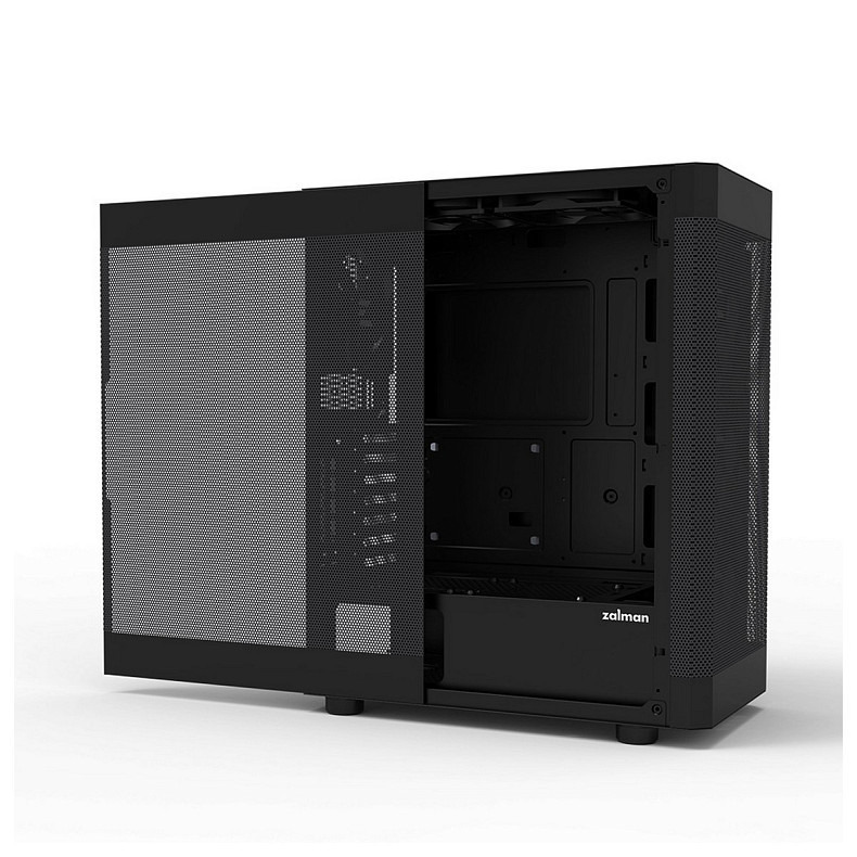 Корпус Zalman I4 без БП 6x120мм VGA 320мм LCS ready Mesh Side/Front Panel ATX чёр