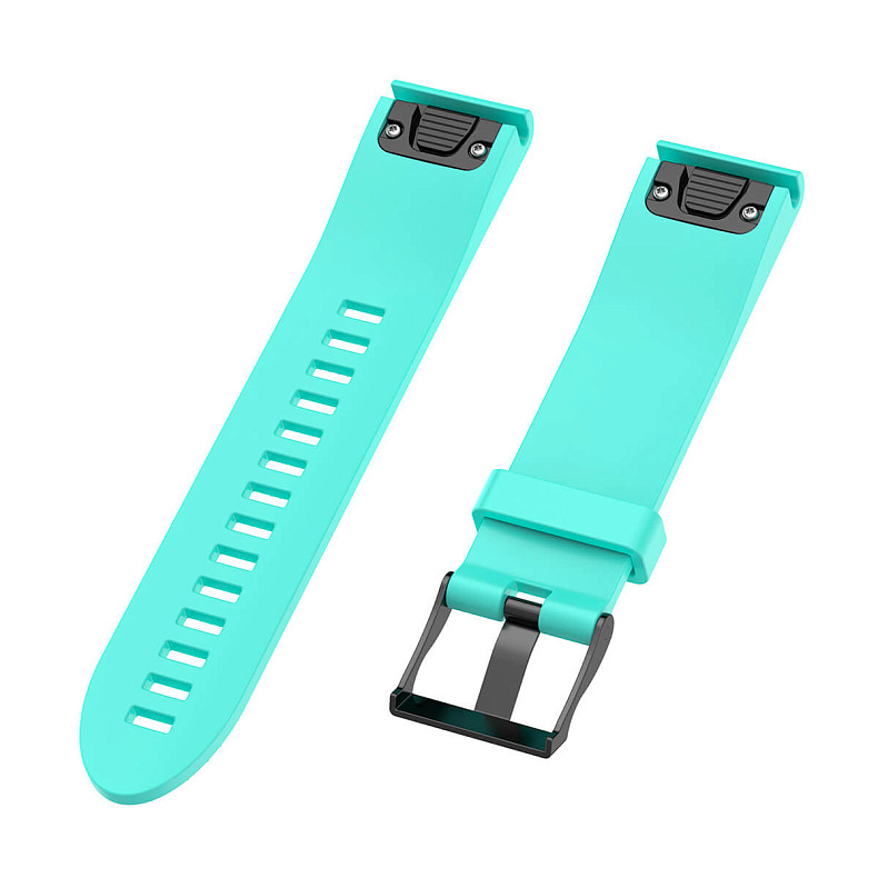 Силиконовый ремешок для GARMIN QuickFit 20 Dots Silicone Band Teal