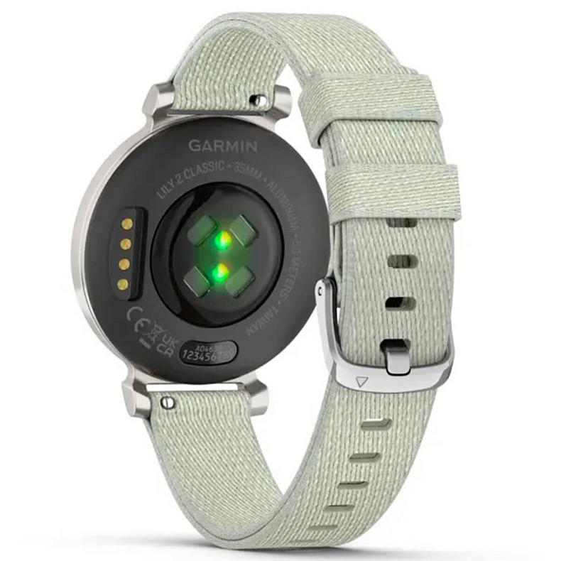 Спортивные часы GARMIN Lily 2 Silver with Sage Grey Fabric