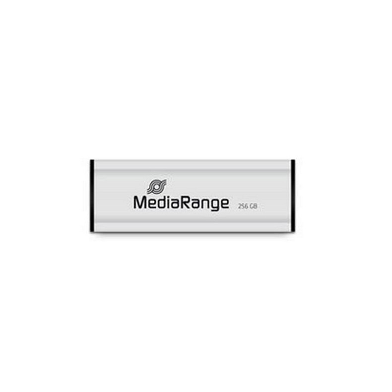 Флеш-накопичувач MediaRange Black/Silver (MR919) USB3.0 256GB Type-C