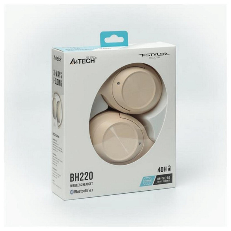 Bluetooth-гарнитура A4Tech Fstyler BH220 Beige