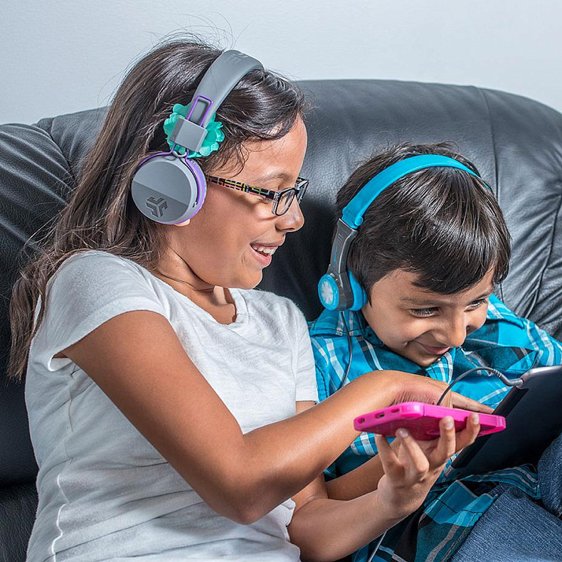 Наушники JLAB JBuddies Studio Blue (IEUHBSTUDIORGRYBLU4)