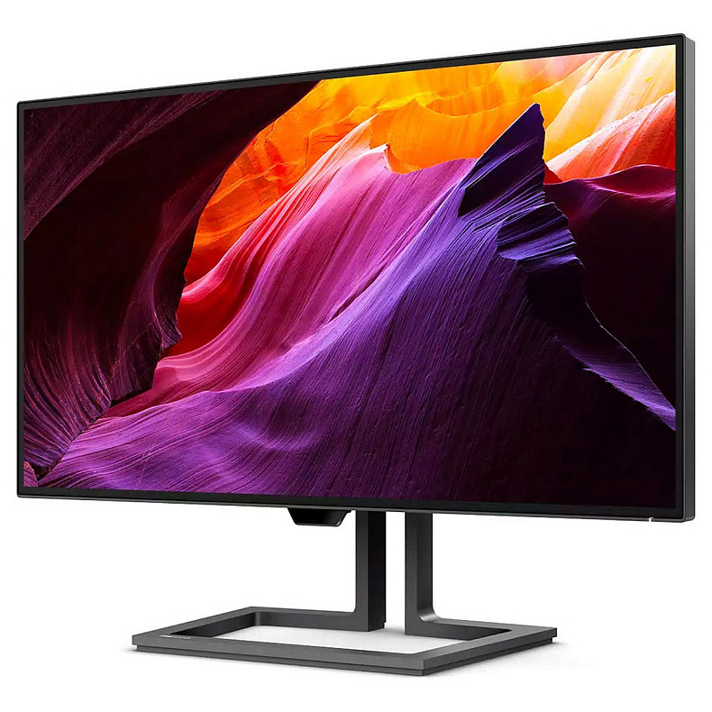 TFT 27" Philips 27B1U7903, 4K UHD, IPS, HDMI, DP, USB-C, RJ-45, USB-hub, HAS, Pivot, колонки, черный