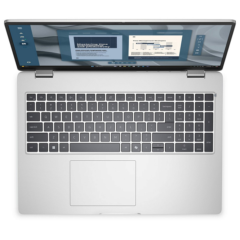 Ноутбук Dell Pro 16 16" FHD+ IPS AG, Intel U7-255U, 32GB, F1TB, UMA, Lin, сріблястий