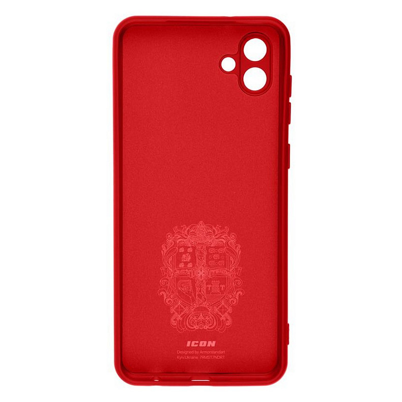 Чохол-накладка Armorstandart Icon для Samsung Galaxy A04 SM-A045 Camera cover Red (ARM63907)