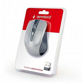 Мышь беспроводная Gembird MUSW-4B-04-BG Black/Grey USB