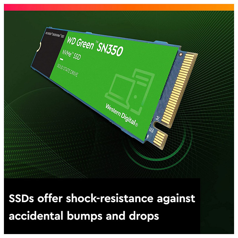 Накопичувач SSD WD M.2 2TB PCIe 3.0 Green SN350