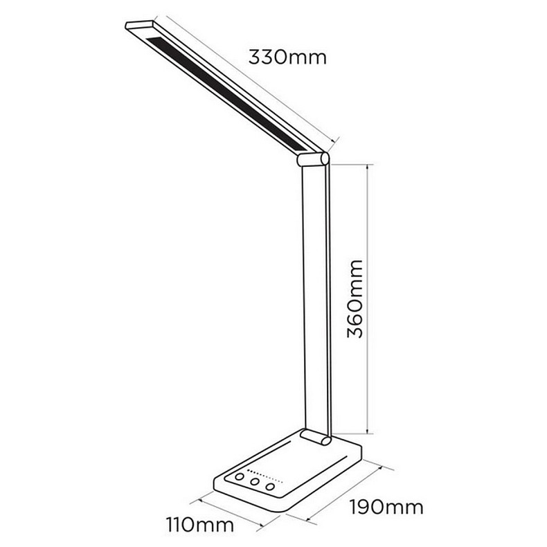Настольная светодиодная лампа ELM Rodeo Primo 10W IP20 3000-6000K (27-0003)