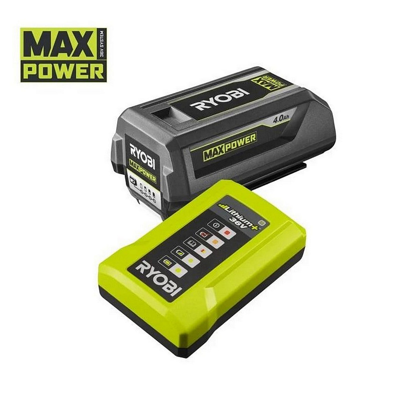 Набір акумулятора та зарядного пристрою Ryobi Max Power RY36BK17B-140 36В 1х4А·год (5133006228)