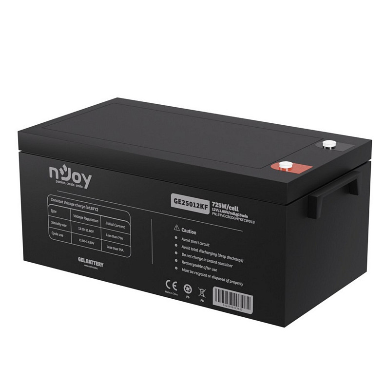 Акумуляторна батарея Njoy GE25012KF 12V 250AH (BTVGCBEOGHYKFCW01B) GEL