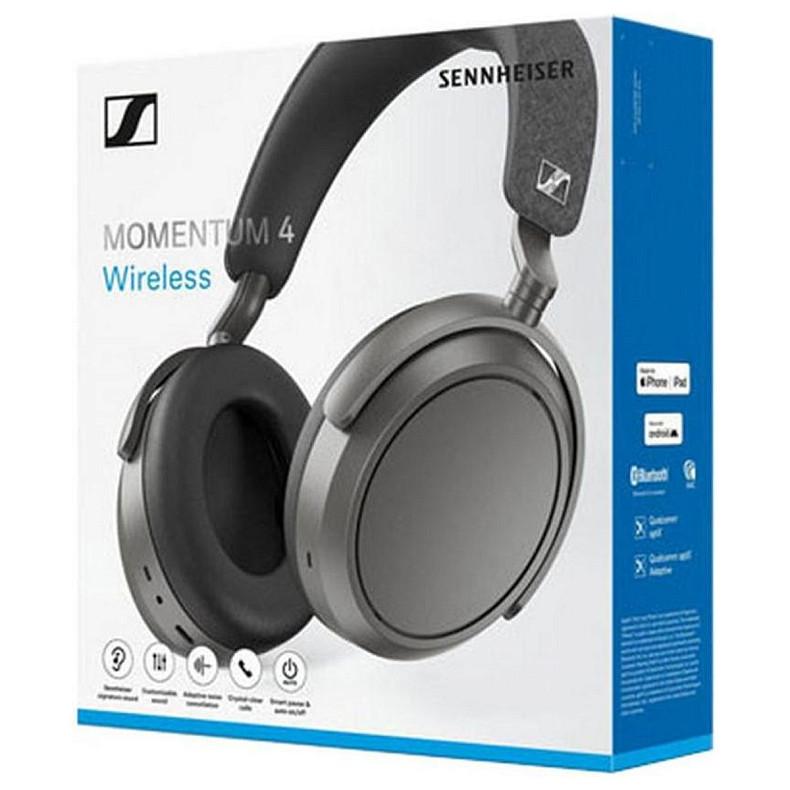 Навушники SENNHEISER MOMENTUM 4 Wireless Graphite