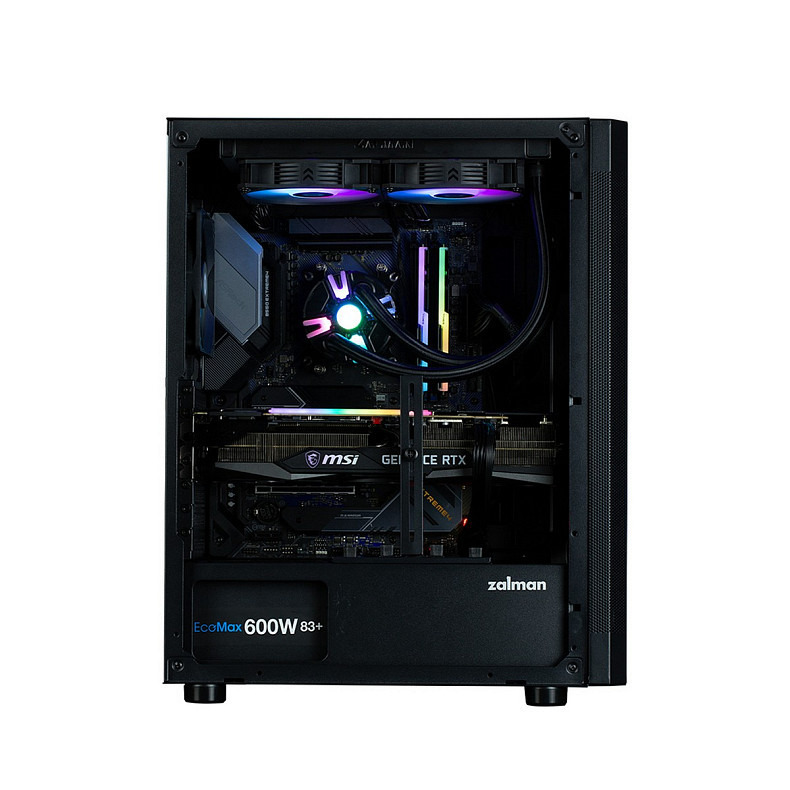 Корпус Zalman I4 без БП 6x120мм VGA 320мм LCS ready Mesh Side/Front Panel ATX чёр