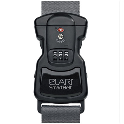 Защитный ремень для багажа с кодовым замком и весами ELARI Smart Travel Belt Black (ELSBBLK)
