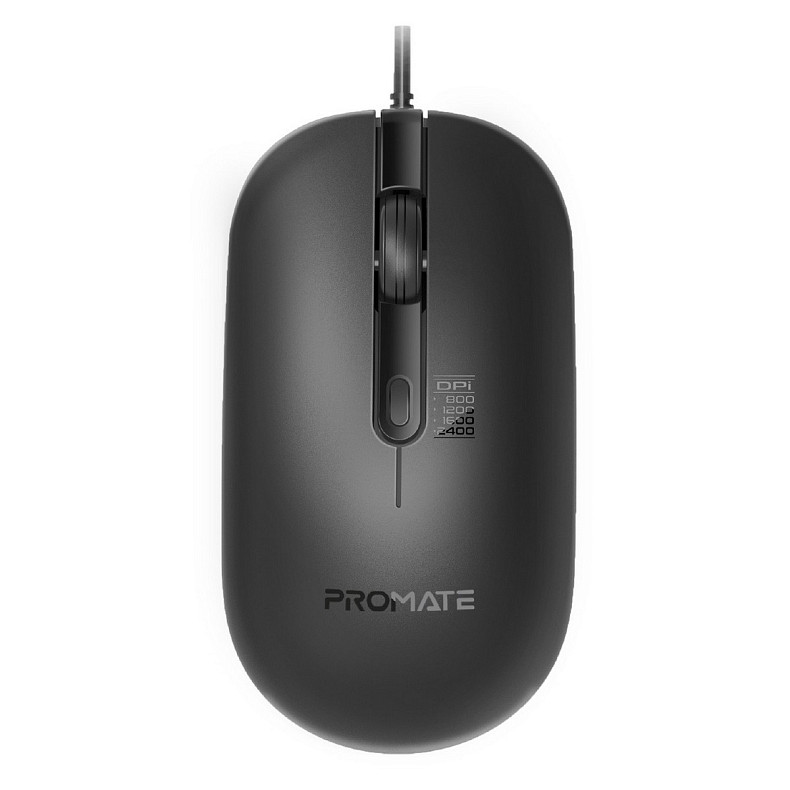 Миша Promate CM-2400 чорного кольору