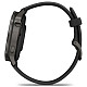 Смарт-годинник GARMIN Venu 4 41 mm Slate with Black Silicone Band (010-03013-02)